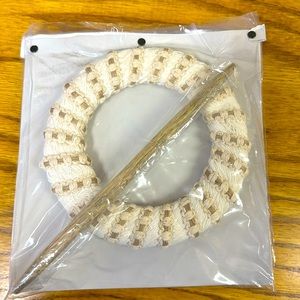 Curtain tie backs ring